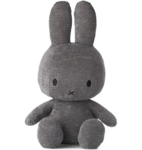 Miffy Sitting Corduroy Plush Toy Grey 70CM