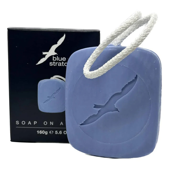Blue Stratos Soap on a Rope