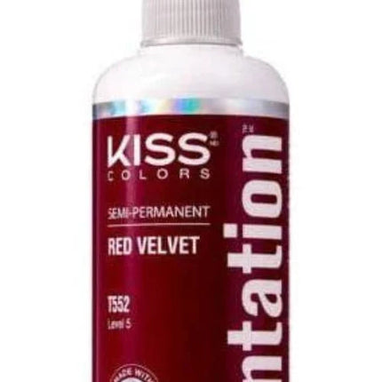 Kiss Tintation Semi Permanent Hair Colour Red Velvet 148ML