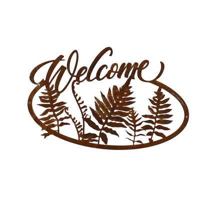 Sill and Sage Fern Welcome Art