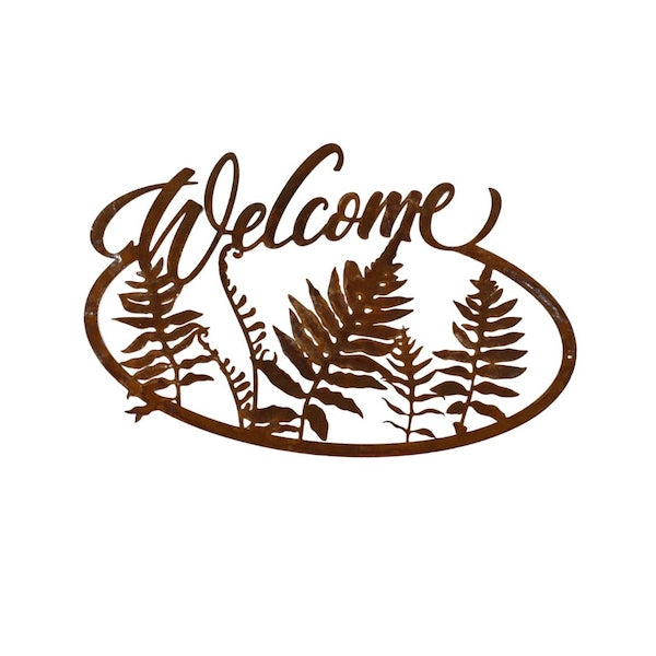 Sill and Sage Fern Welcome Art