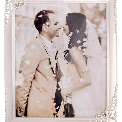 Silver Satin Photo Frame 8x10 Inch