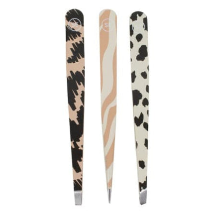 Simply Essential Triple Tweezer Set Patterned