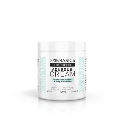 Skin Basics Aque Crm Jar 100g - OhYouLuckyDuck.com.au