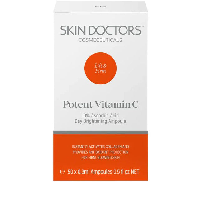Skin Doctors Potent Vit. C Ampoules 50 x 3ml - OhYouLuckyDuck.com.au