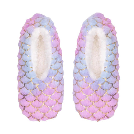 Snuggups Kids Mermaid Sock Style Slippers Large Eu 36 To 37