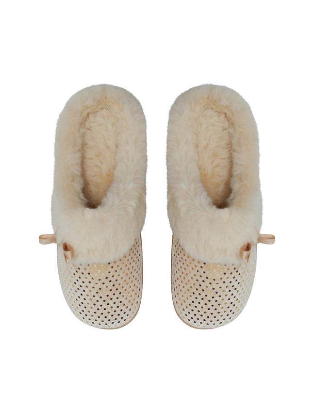Snuggups Womens Slide Slippers Caramel Metallic EU 39 to 40