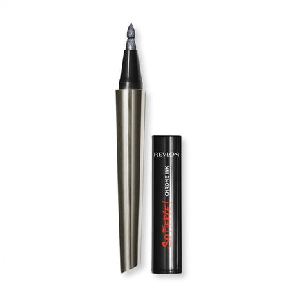 Revlon So Fierce Chrome Ink Liquid Eyeliner Gunmetal Shrink - OhYouLuckyDuck.com.au