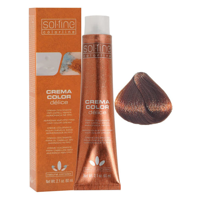 Crema Color Delice 6.34 Dark Copper Gold Blonde