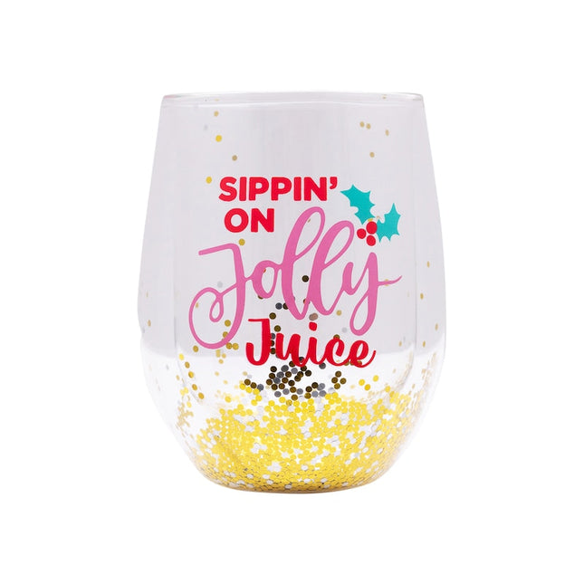 Splosh Christmas Stemless Glass Jolly