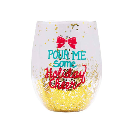 Splosh Christmas Stemless Glass Cheers