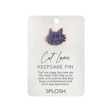 Splosh Cat Lover Keepsake Pin