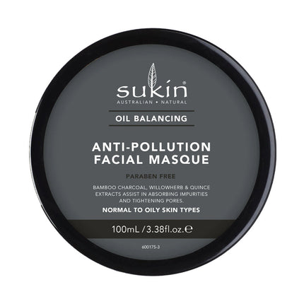 Sukin Oil Balancing Anti Pollution Facial Masque 50mL - OhYouLuckyDuck.com.au