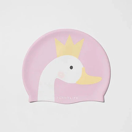 Sunnylife Kids Swim Cap Swan