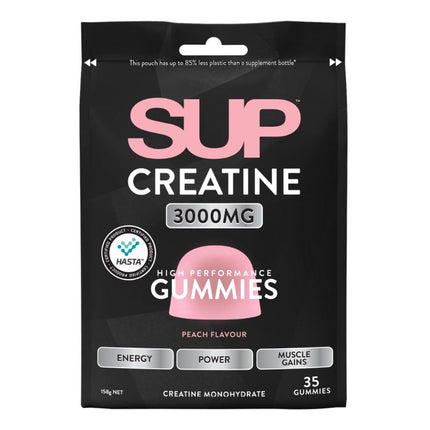 Sup Creatine Peach Flavour Gummies 105G