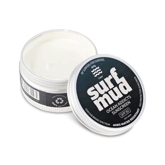 Surfmud Ocean Addicts Sunscreen Spf 30 Tin 100G