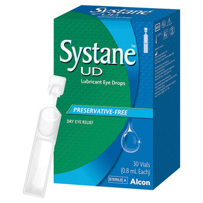 Systane Lubricant Eye Drops Preservative Free Vials 28 x 0.8ML