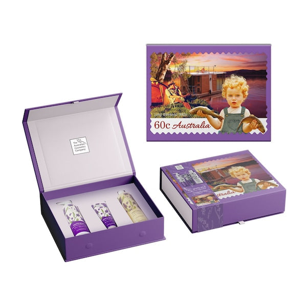 The Australian Cosmetics Company Gift Set Fishing 1980S - Lavender