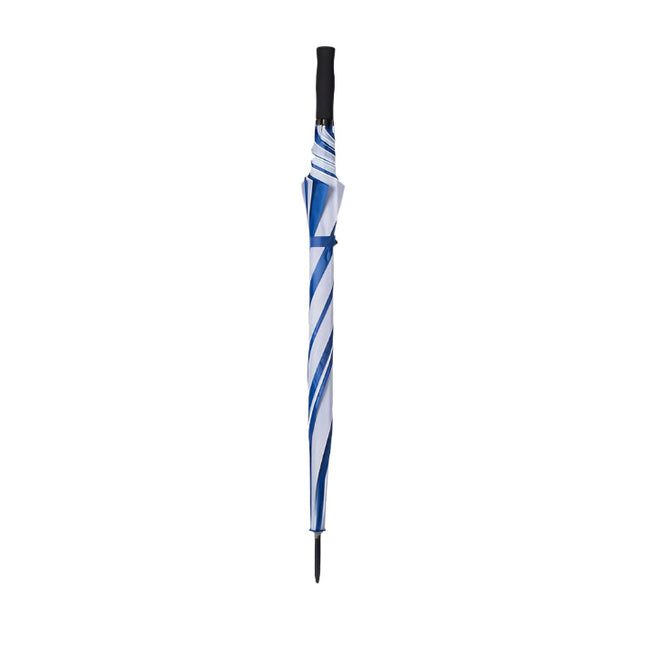 Splash Umbrellas The Shark Manual Open Golf Umbrella Blue & White