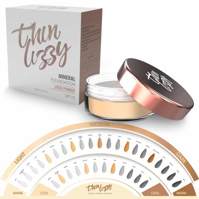 Thin Lizzy Mineral Foundation Loose 15G Minx - OhYouLuckyDuck.com.au