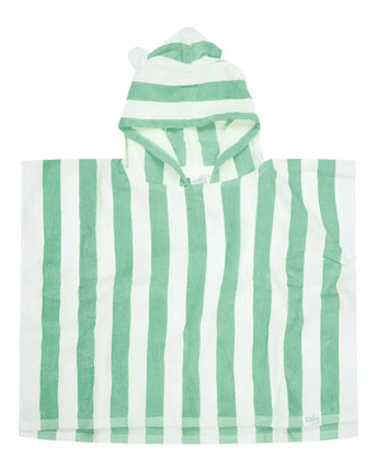 Toshi Hooded Towel Sage for Ages 3 to 5 Years