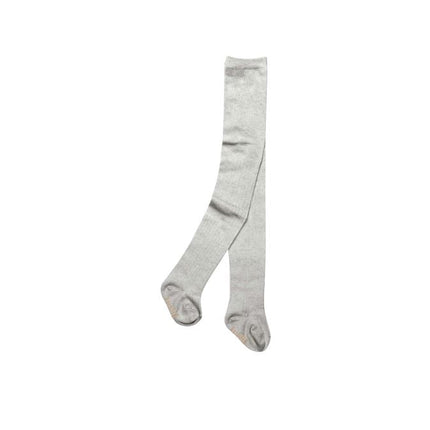 Toshi Organic Cotton Footed Tights for Babies in Ash 0 to 6 Months