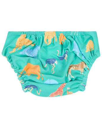 Toshi Reusable Swim Nappy Coral Sea Garden for Babies Size 00 0