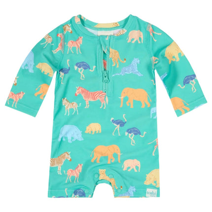 Toshi Swim Onesie in Congo Seagrass for Babies Size 000