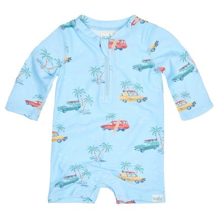 Toshi Swim Onesie Swell Seekers Sky Size 2