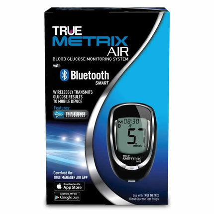 True Metrix Air Blood Glucose Monitoring System Meter (Bluetooth) - OhYouLuckyDuck.com.au