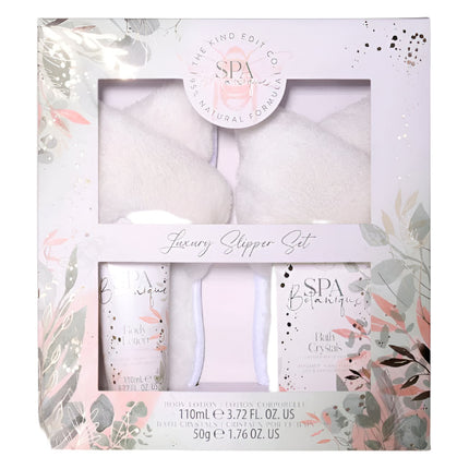 The Kind Edit Co. Spa Botanique Slipper Set