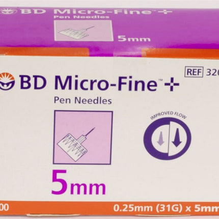 Becton Dickinson Micro Fine Pen Needles 31G 5MM