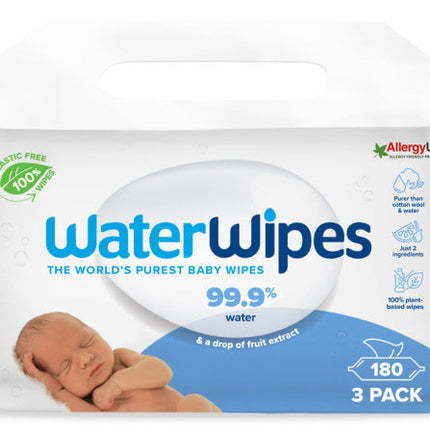 Water Wipes Value Pack 3X60