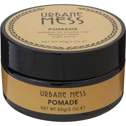 Urbane Mess Men Hair Styling Wax Pomade Medium Hold High Shine 85g