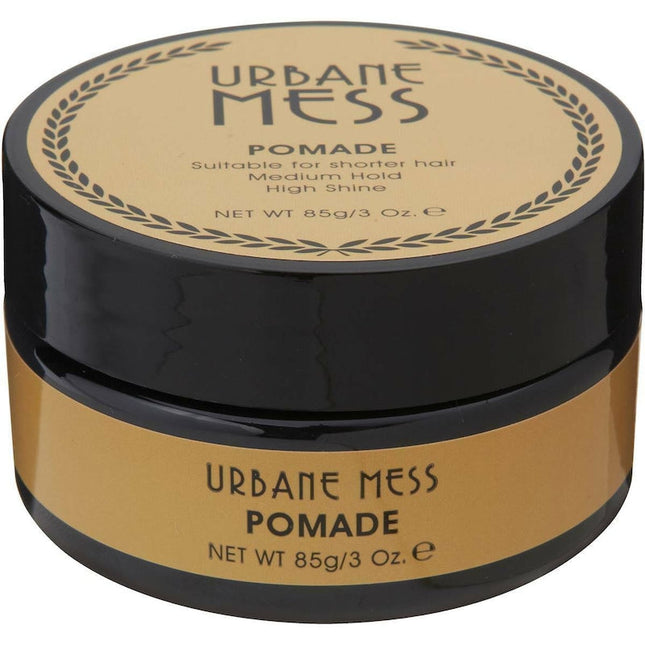 Urbane Mess Men Hair Styling Wax Pomade Medium Hold High Shine 85g
