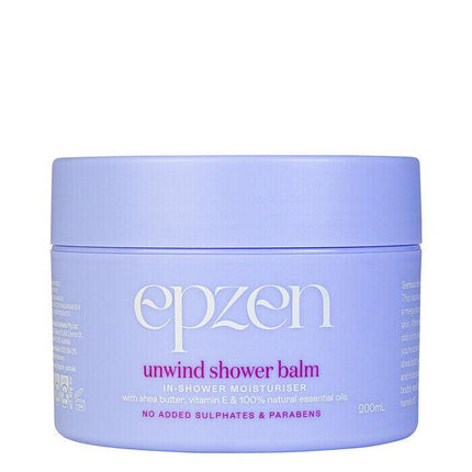 Epzen Unwind Shower Balm In-Shower Moisturiser 200 ml - OhYouLuckyDuck.com.au