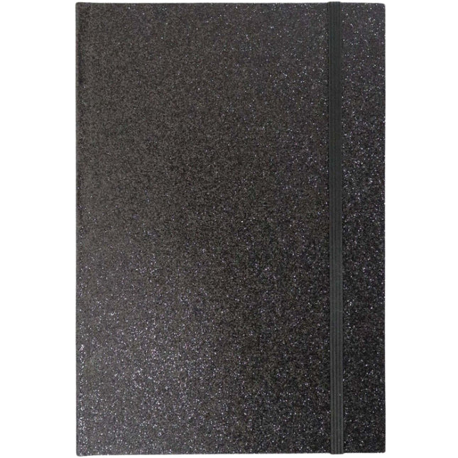 LVD Notebook A5 Glitter Black