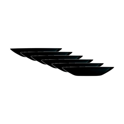 Luminarc Dinnerware Diwali Soup Plate Black 20x4.2CM Set of 6