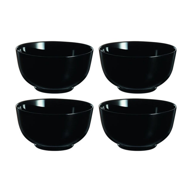 Luminarc Dinnerware Diwali Cereal Bowl Black 15x8CM Set of 4