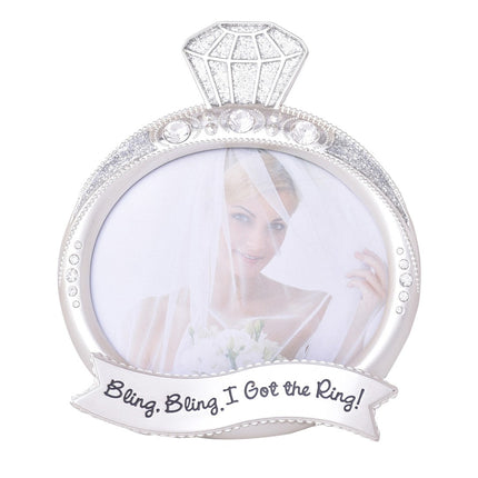 Gibson Gifts Bling Ring Frame 4x4