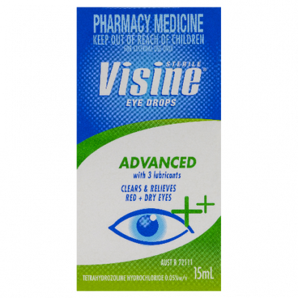 Visine Eye Drops Advanced 15mL