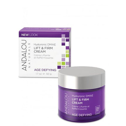 Andalou Age Defying Hyaluronic DMAE Lift & Firm Cream 50mL