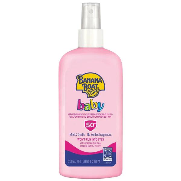 Banana Boat Baby 50+ 200ml