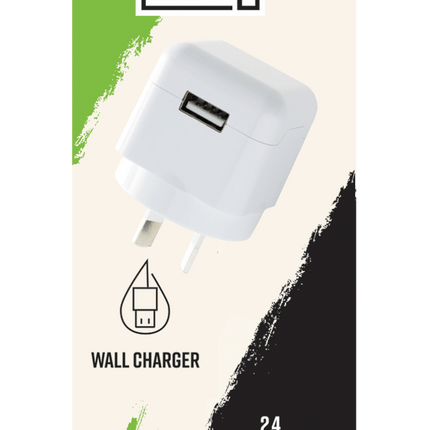Zest Wall Charger 2.4A White