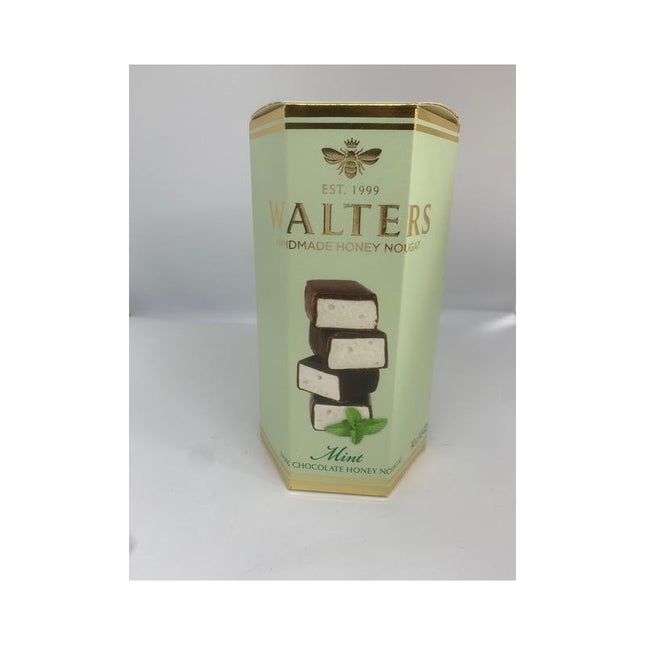 WALTERS Handcrafted Dark Chocolate Mint Nougat 140g