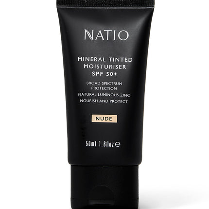 Natio Mineral Tinted Moisturiser SPF 50+ Nude