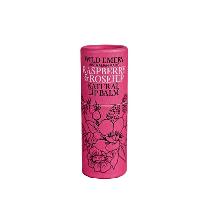 Wild Emery Natural Lip Balm Raspberry and Rosehip