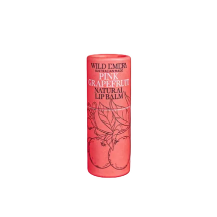 Wild Emery Natural Lip Balm Pink Grapefruit 4.25G