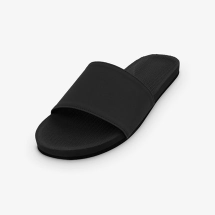 Indosole Women Slide Sandal Black Size 6 to 7