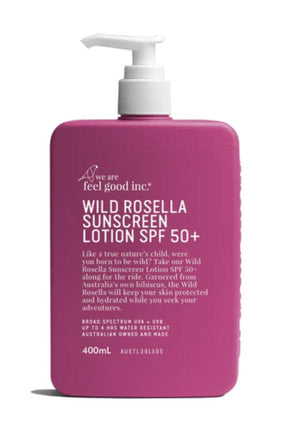 We Are Feel Good Inc Wild Rosella Sunscreen Lotion SPF 50 Plus 200ML